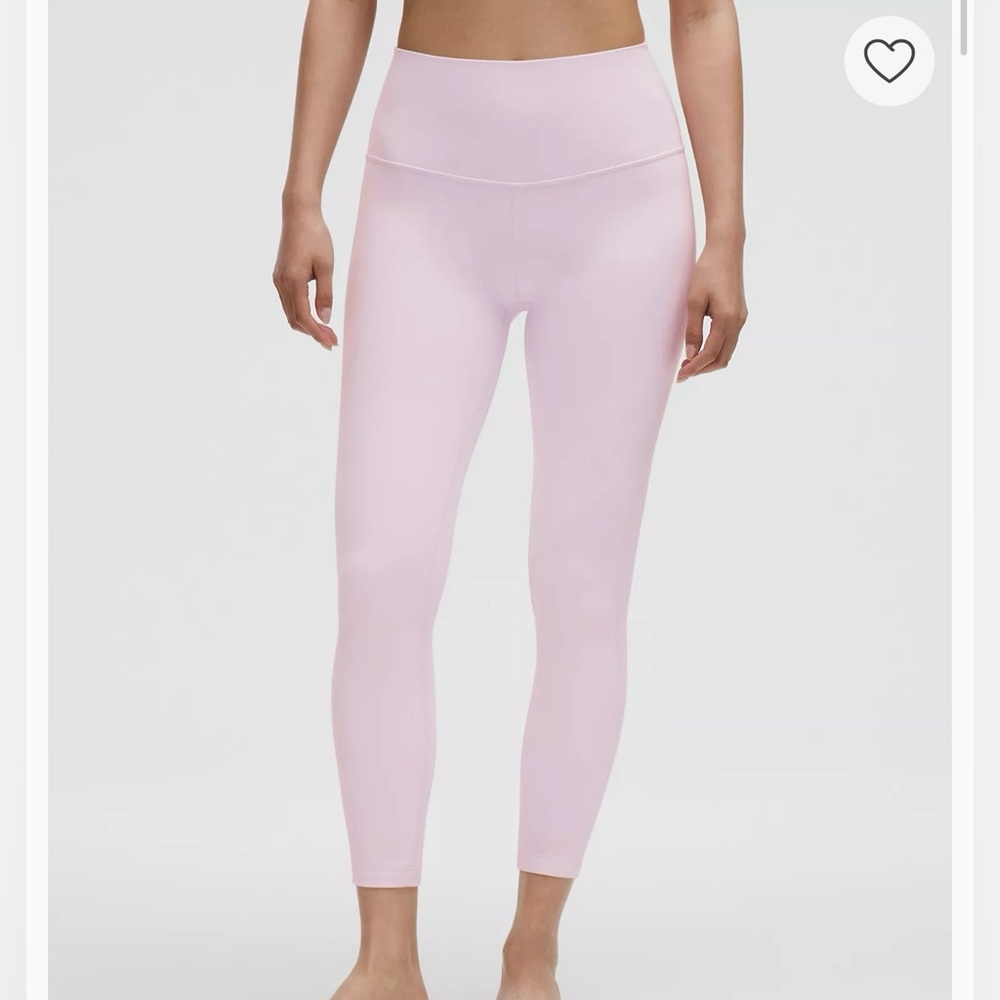 Light Pink High-Waisted Lululemon Leggings